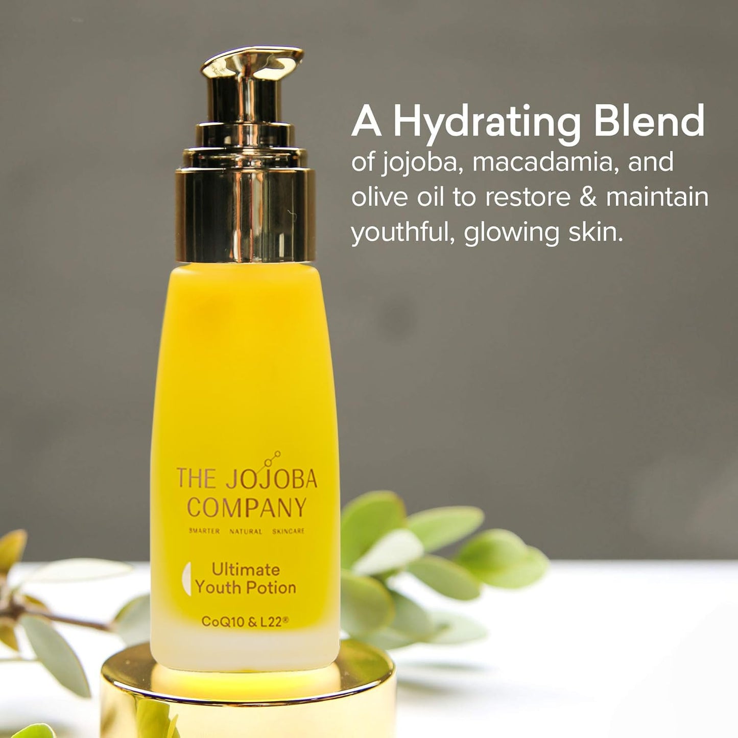 The Jojoba Company Ultimate Youth Potion 50ml – Anti-Aging Face Oil with Natural Jojoba, L22 Lipid Complex – Firms, Hydrates, Boosts Collagen & Elasticity – Glowing Skin Serum for Women & Men