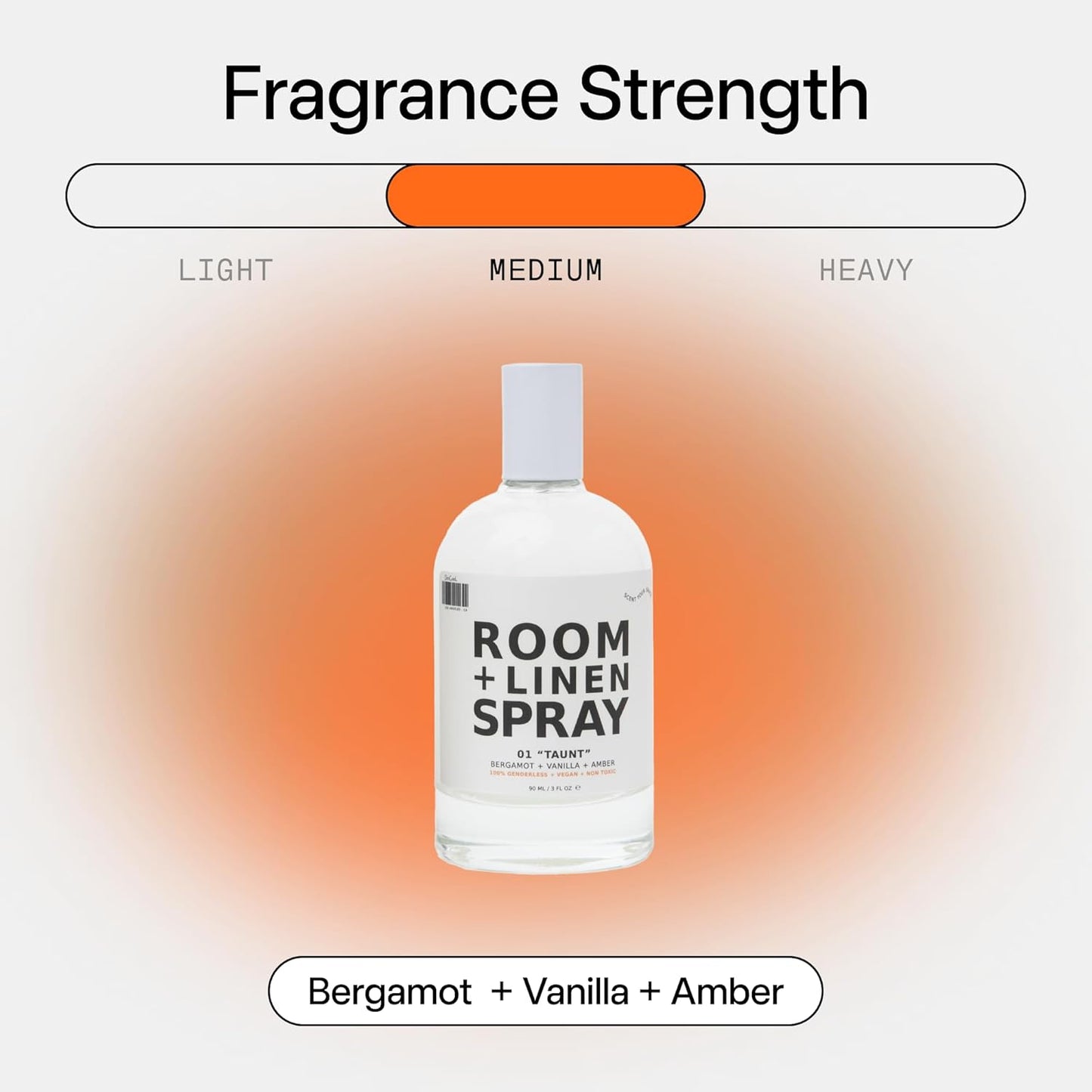DedCool Room + Linen Spray in 01 Taunt | Natural Fabric & Linen Spray | Non-Toxic, Essential Oil Infused | Freshens Home, Bedding, Couch, Closet & Bath | 3 fl oz
