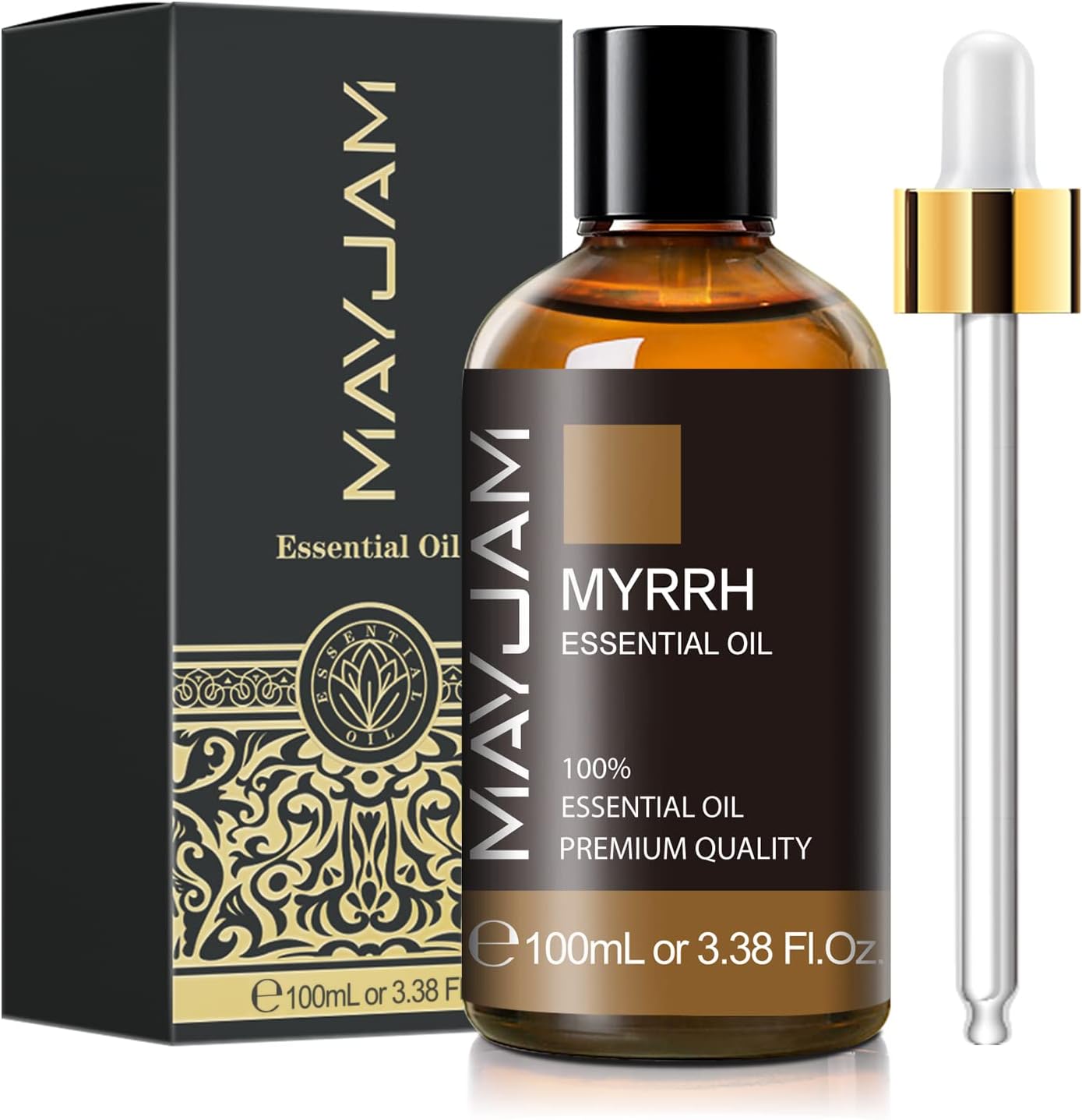 MAYJAM 100ML/3.38FL.OZ Myrrh Essential Oil and Ylang Ylang Essential Oil