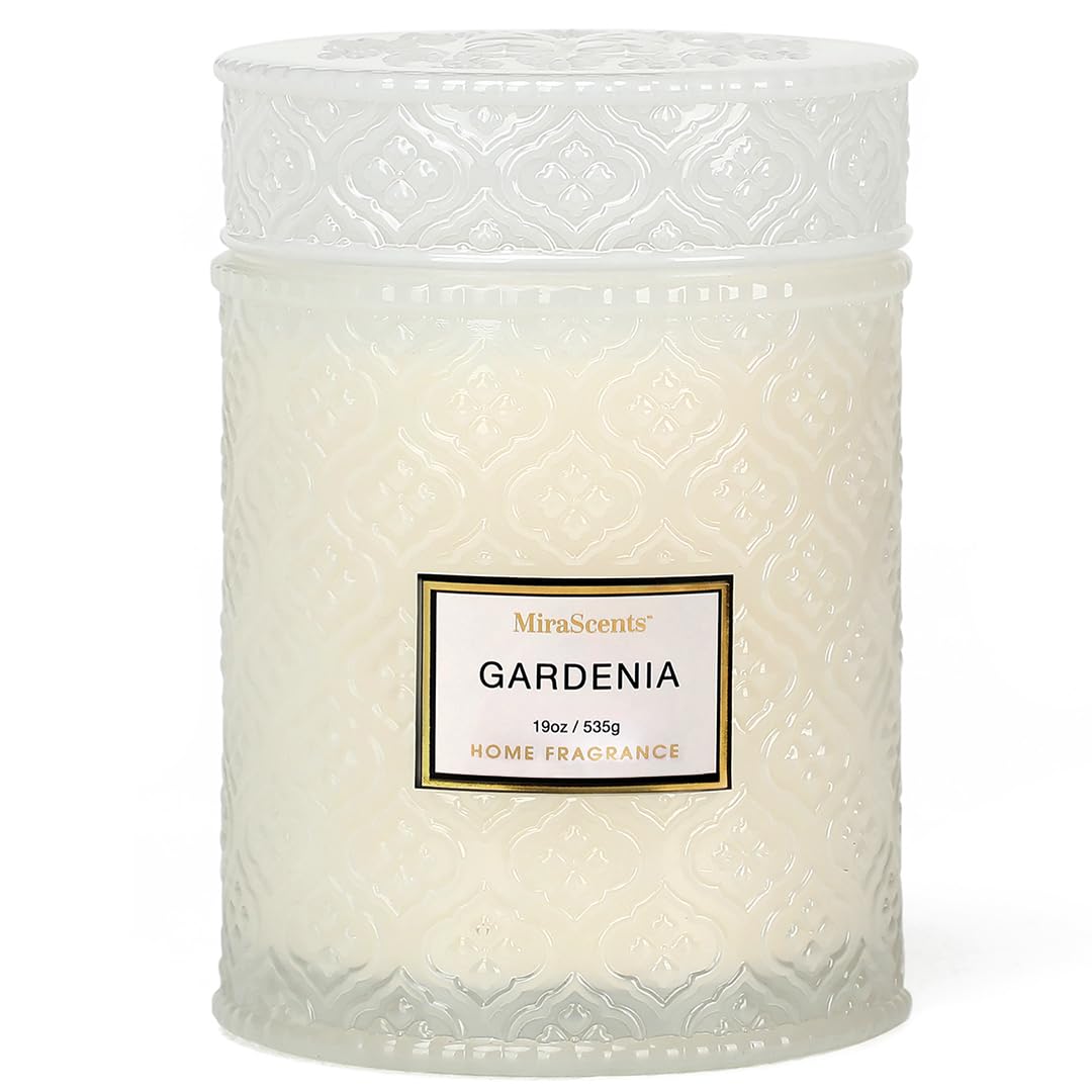 Gardenia Candle - White Floral Fragrance