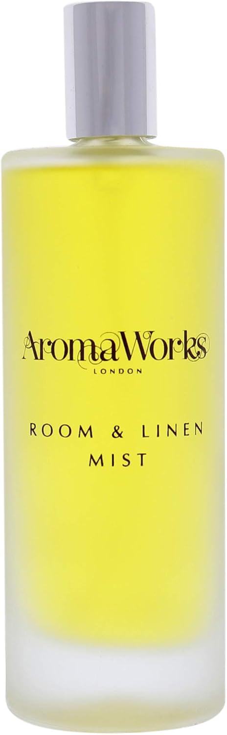 Aromaworks Light Room And Linen Mist - Creates A Sense Of Tranquillity - Proven Benefits For The Mind, Body And Soul - Calms The Mind And Eases Anxieties - Basil And Lime - 3.4 Oz Room Spray
