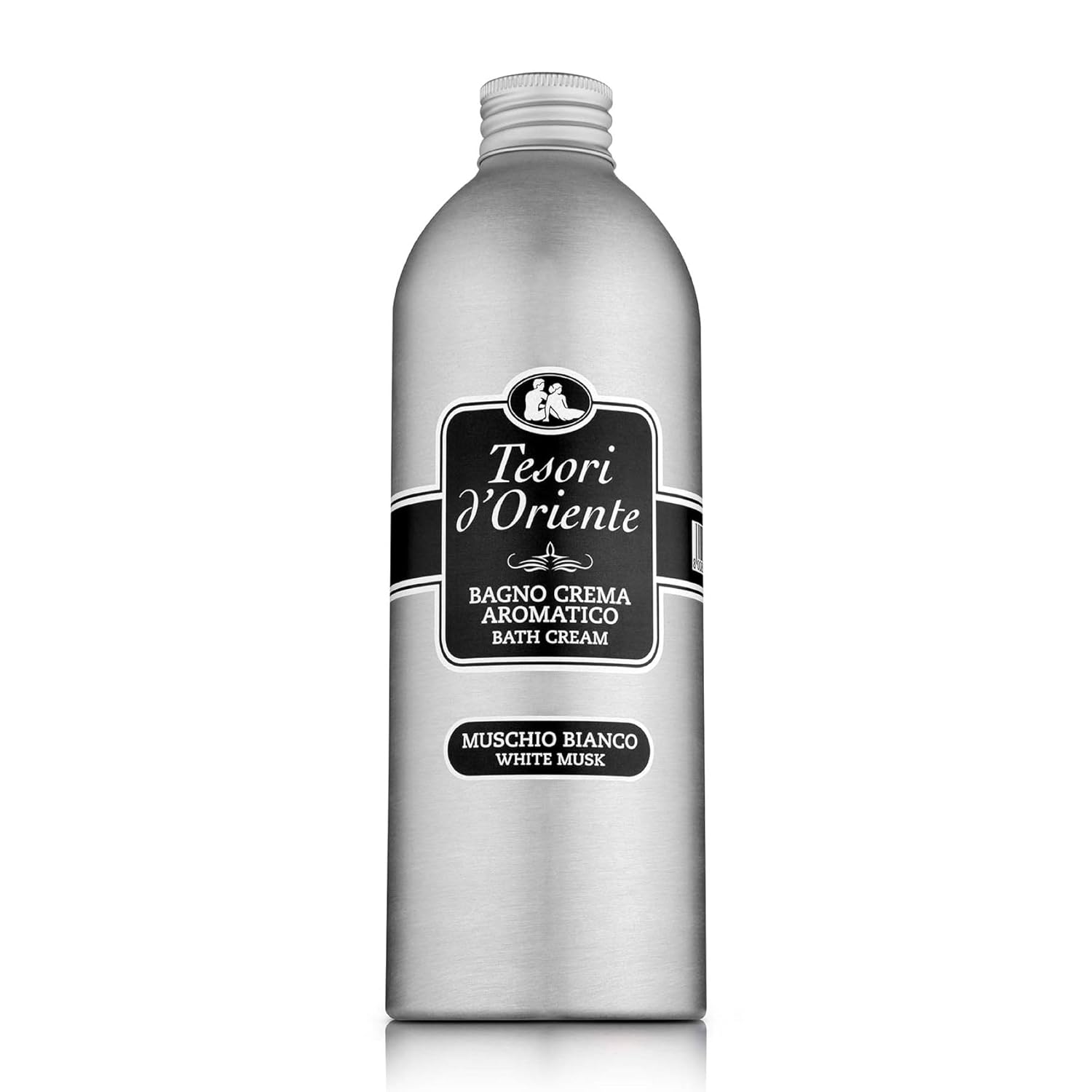Tesori d’Oriente Bubble Bath for Women, Foaming Bath, Bath Bubbles for Women Relaxing, Luxurious Body Wash for Women & Skin Care - 500 Ml-16.91 us Fl Oz- [Italian Import ]-(White Musk)