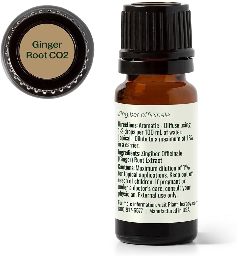 Plant Therapy Ginger Root CO2 Essential Oil 10 mL