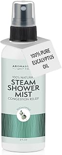 Aromasong Eucalyptus Steam Shower Spray - 100% Pure and Natural Essential Oil Mist - Relaxing Aromatherapy Infusion Vapor for Hot Tub, Spa, Sauna Room - Used for Sinus and Congestion.