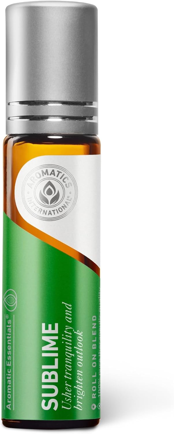 Aromatics International Sublime Essential Oil Blend Roll On, 10ml | Aromatherapy Oil for Relaxation