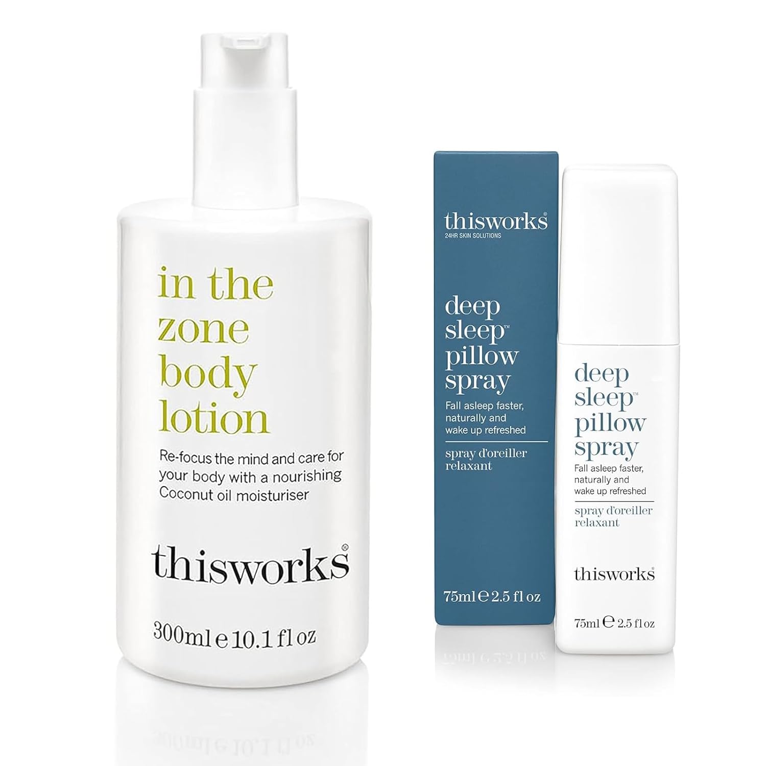 THISWORKS In The Zone Body Lotion & Deep Sleep Pillow Spray