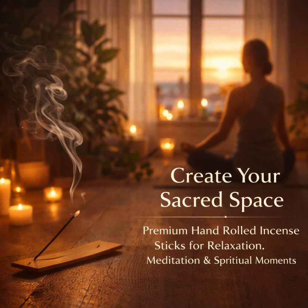 Incense Sticks Variety Pack, 150 Count – Nag Champa, Sandalwood, Lavender, Rose, Oud, Dragon Blood, Jasmine, Pineapple, Floral Harmony & Fruity Burst | 10 Scents × 15 Sticks | Natural Incense Set