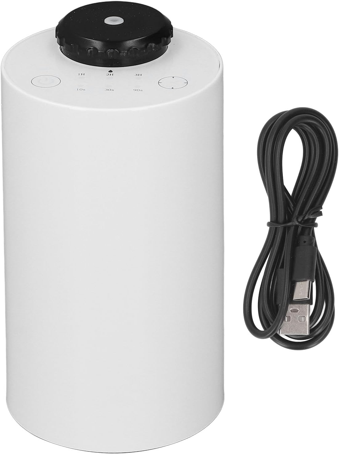 Waterless Scent Diffuser, Cold Air Scent Machine, Air Freshener with Timer, Quiet Automatic Fragrance Release, Ideal for Bedroom, Living Room & Office (White)
