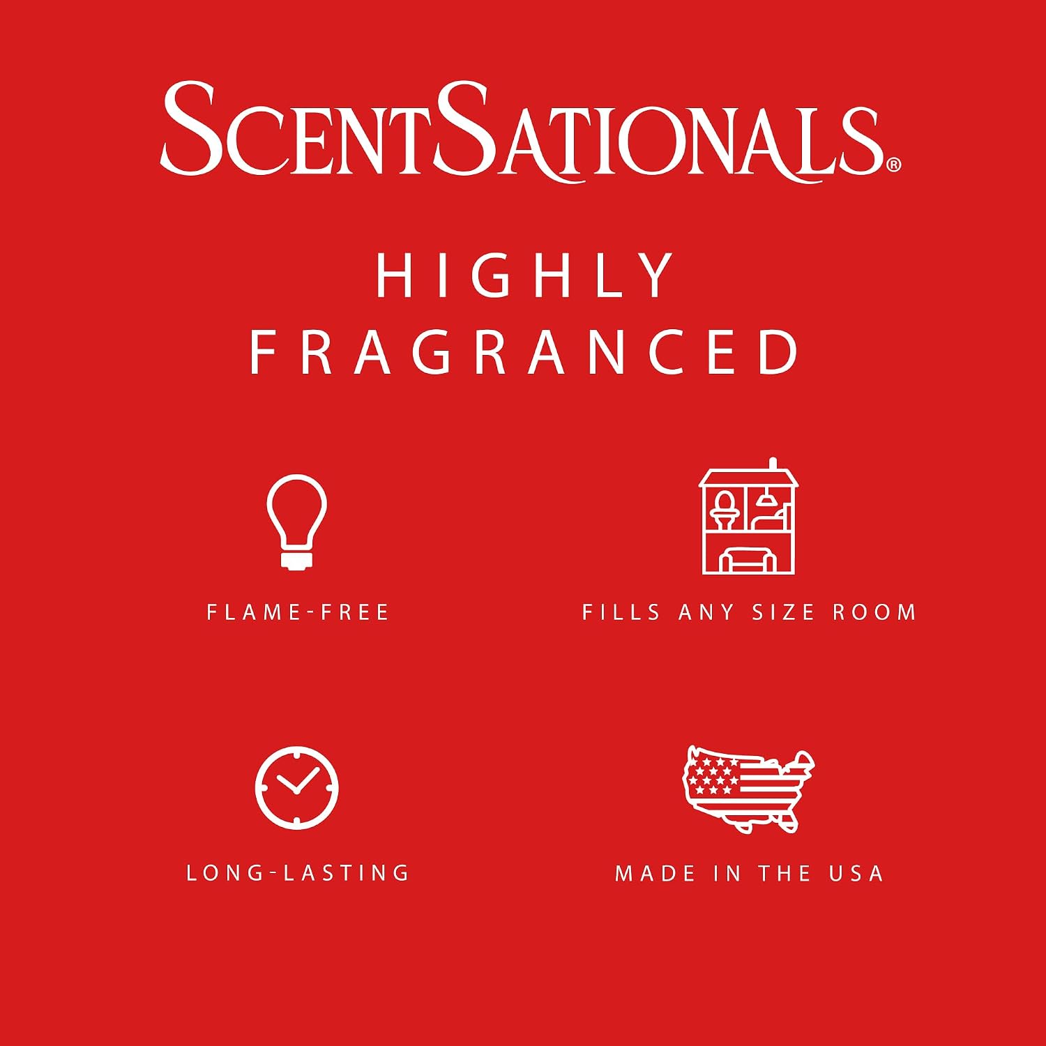 Scentsationals Cherry Pops Scented Wax Melts - Cherry, Crisp Apple, & Vanilla, 10oz (24 Cubes)
