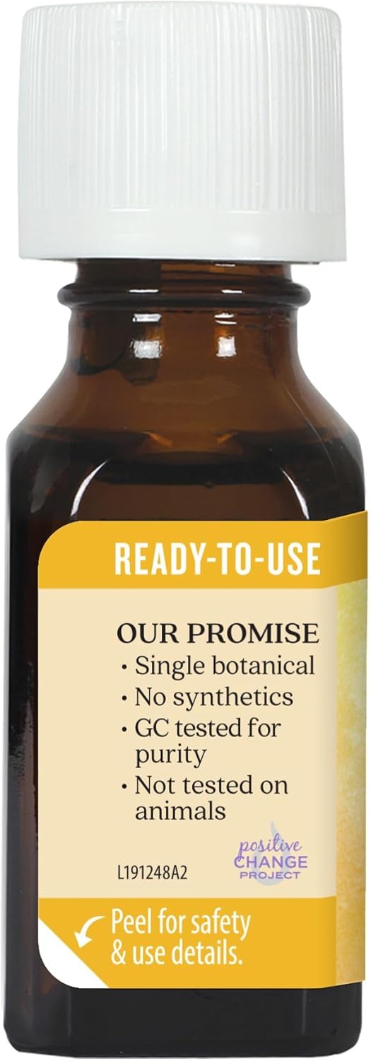 Aura Cacia Buddha Wood Essential Oil in Jojoba Oil | GC/MS Tested for Purity | 0.5 fl. oz.