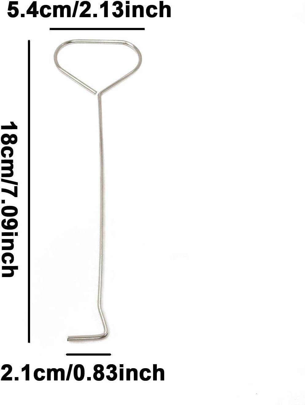 Honbay 2PCS Stainless Steel Candle Wick Dippers Put Out Wick Dippers Candle Hooks