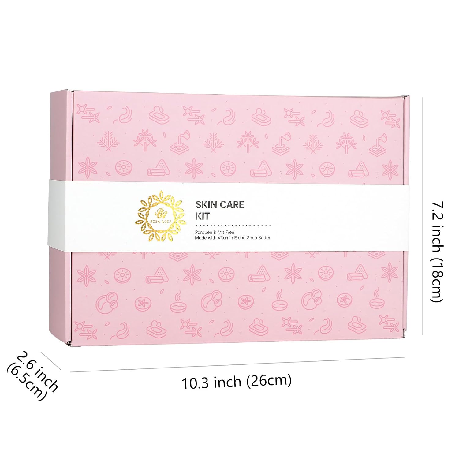 Mother's Day Gifts for Mom, Rose 23 Pcs Facial Skin Care Set, Bath and Body Gifts Basket Set for Women, Home Spa Set, Self-Care Set, Face Oil, Birthday, Christmas, Valentines, Girlfriend, Anniversary
