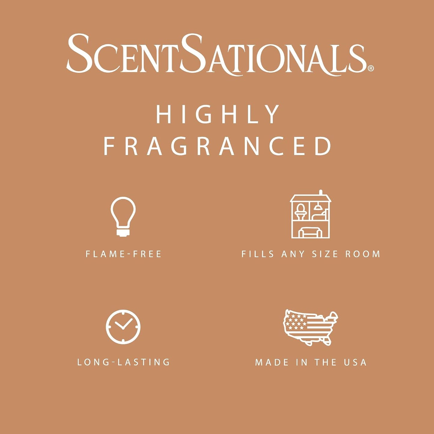 ScentSationals No Place Like Home Scented Wax Melts - Cinnamon & Clove, 10oz (24 Cubes)
