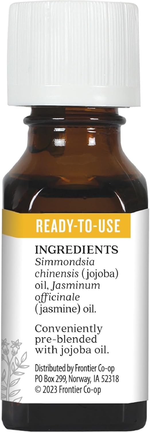Precious Essentials Oil Jasmine Absolute w/Jojoba Aura Cacia 0.5 oz Oil