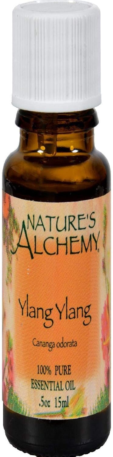 NATURE'S ALCHEMY Pure Essential Oil Ylang Ylang 0.5 OZ