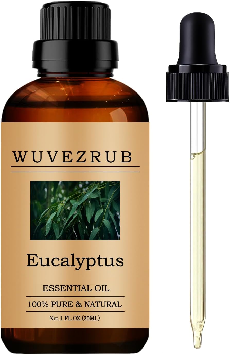 Eucalyptus Essential Oil, 30ML 100% Pure and Natural, for Aromatherapy Diffuser, Skin Care, Cold Relief