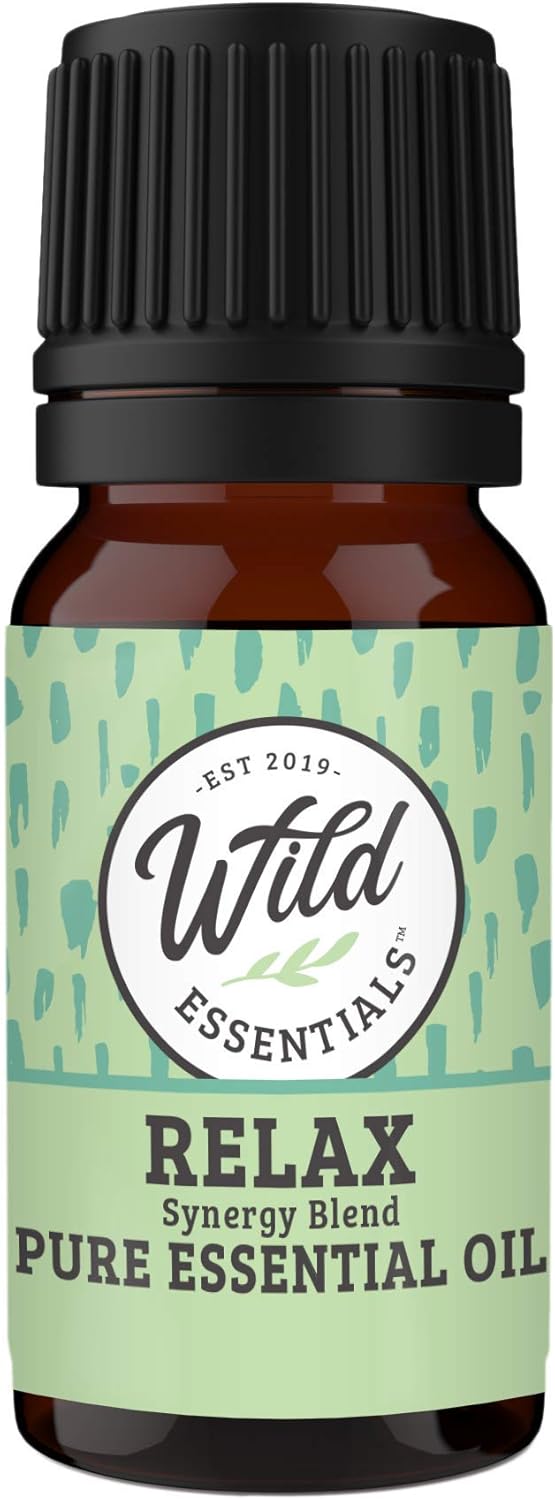 Wild Essentials Celtic Cross Aged Brass Necklace Essential Oil Diffuser Kit, Lavender, Lemongrass, Peppermint, Orange Oils, 12 Pads, Calming Aromatherapy Gift Set, Customizable Color Changing, Perfume