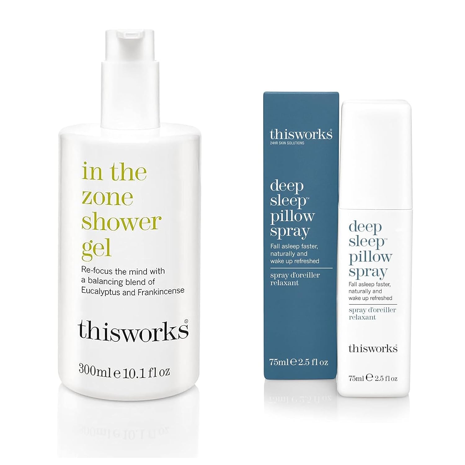 THISWORKS In The Zone Shower Gel & Deep Sleep Pillow Spray
