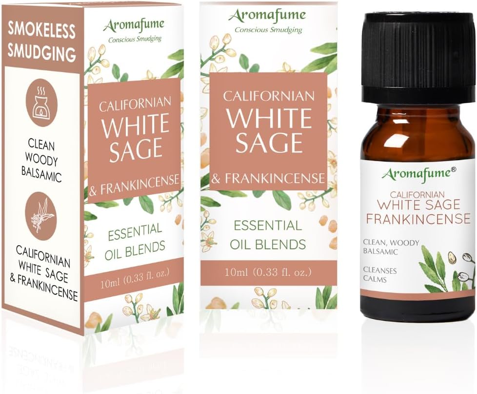 White Sage and Frankincense Essential Oil Diffuser Blend
