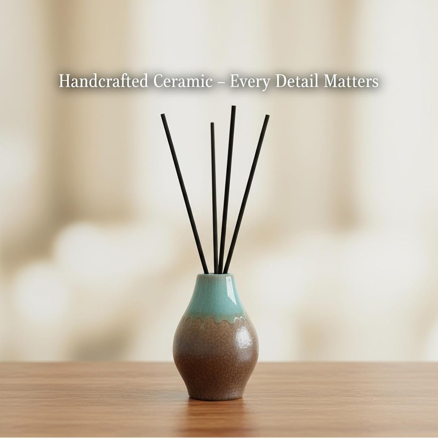 12 inch (30cm) Black Fiber Stick Replacement Fragrance Reed Diffuser Sticks Set of 100