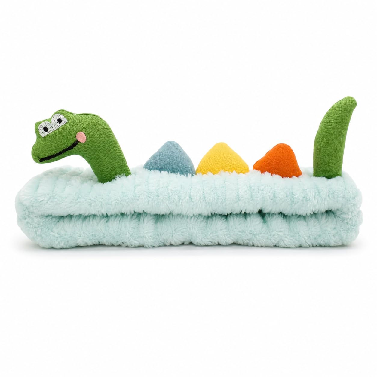 Funny Dinosaur Headband Cute Animal Cat Duck Frog Dinosaur Snail Kawaii Spa Headband Hair Accessories for Washing Face Shower Sports Beauty Skincare (Style 19)