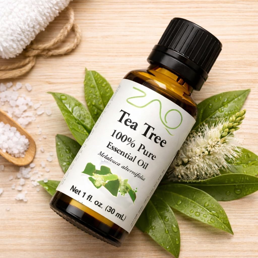ZAQ 100 Percent Pure Aromatherapy Essential Oil, Tea Tree
