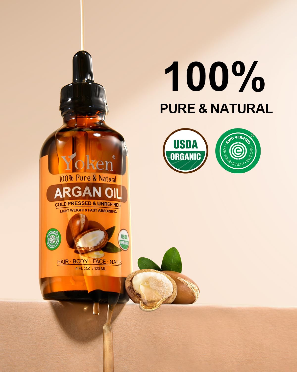 Yoken USDA Argan Oil 4oz