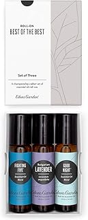 Edens Garden Essential Oils Best of The Best Roll-On 3 Set – 100% Pure Therapeutic Grade, Ready-to-Use Aromatherapy: Fighting Five, Good Night & Lavender Oil - for Skin & Home, 10 ml Roll-On/ 3 Pack