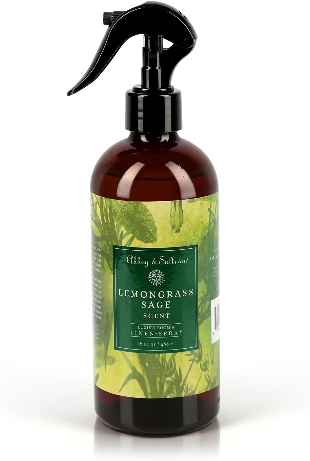 Abbey & Sullivan Linen Spray, Lemongrass Sage, 16 oz