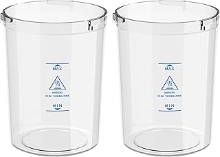 SalonDepot Water Jar for Facial Steamer Universal Plastic Water Cup 2 PCS
