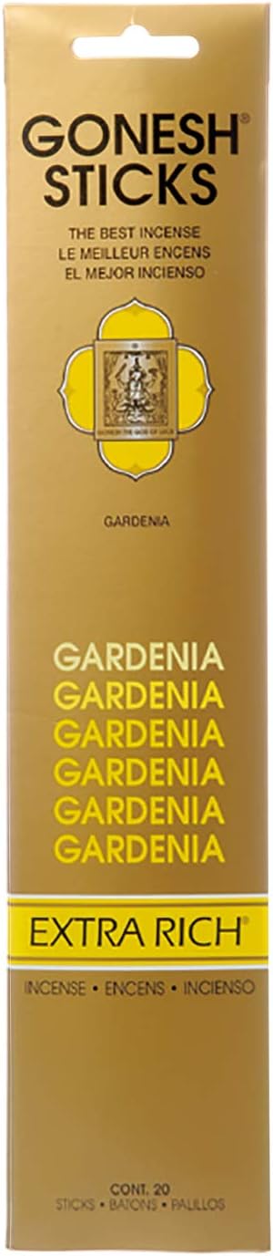 Gonesh GOXRGA Extra Rich Collection Gardenia Incense Sticks