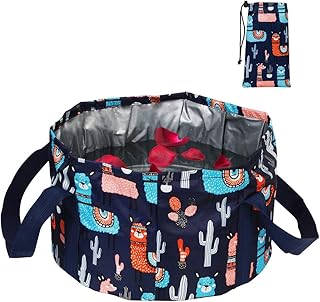 Collapsible Foot Bath Basin for Soaking Feet, Portable Foot Bath Tub Bag with Handles, for Adults and Kids, Pedicure Foot Spa Bucket for Outdoor Washing Camping Travel