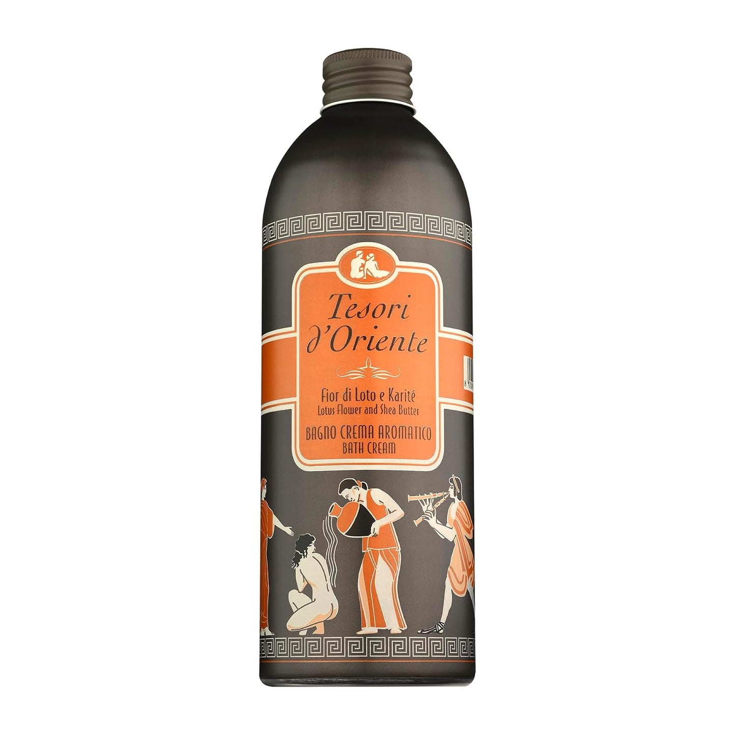 Tesori d'Oriente: "Fior Di Loto e Karité" ("Lotus Flower and Shea Butter") Bath Cream - 16.9 Fluid Ounces (500ml) Bottle [ Italian Import ]