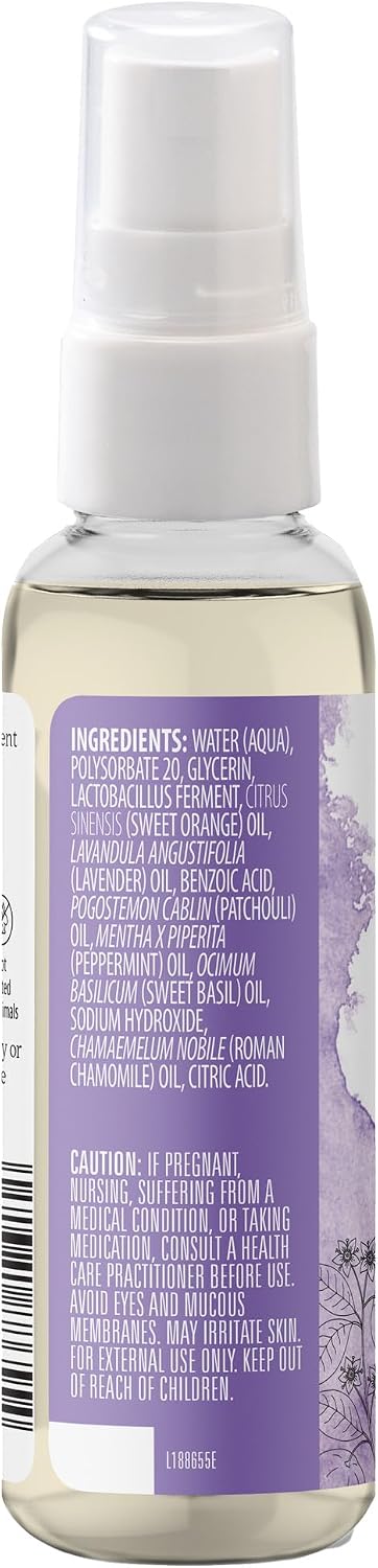 Aura Cacia Aromatherapy Mist, Chill Pill, Lavender, Sweet Orange and Patchouli Blend for Refreshing Rooms, Body Sprays, Meditation | 2 Fl Oz (Pack of 3)