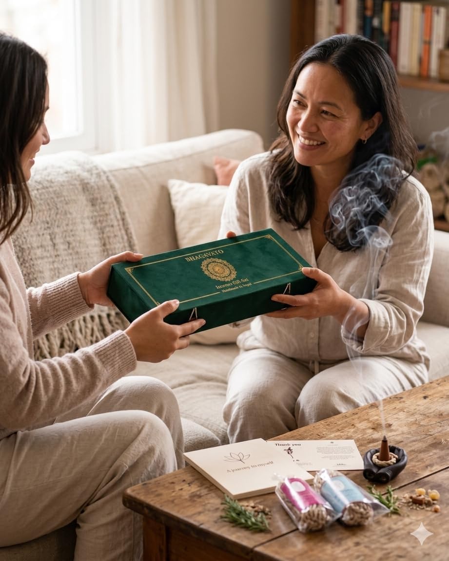 Handmade Himalayan Rope Incense,Eco-Friendly, Aromatic Ambiance, Healing, Purification, Made from Pure Himalayan Herbs (Gift Box Set (Curated Incense Collection of Ropes and Cones))