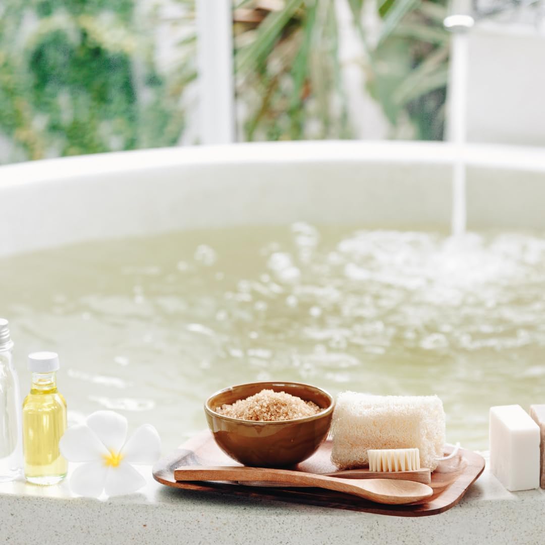 Birch & Meadow Epsom Salt with Tea Tree Oil, 4 lb, Magnesium Sulfate, Bath Soak, Calming & Cleansing