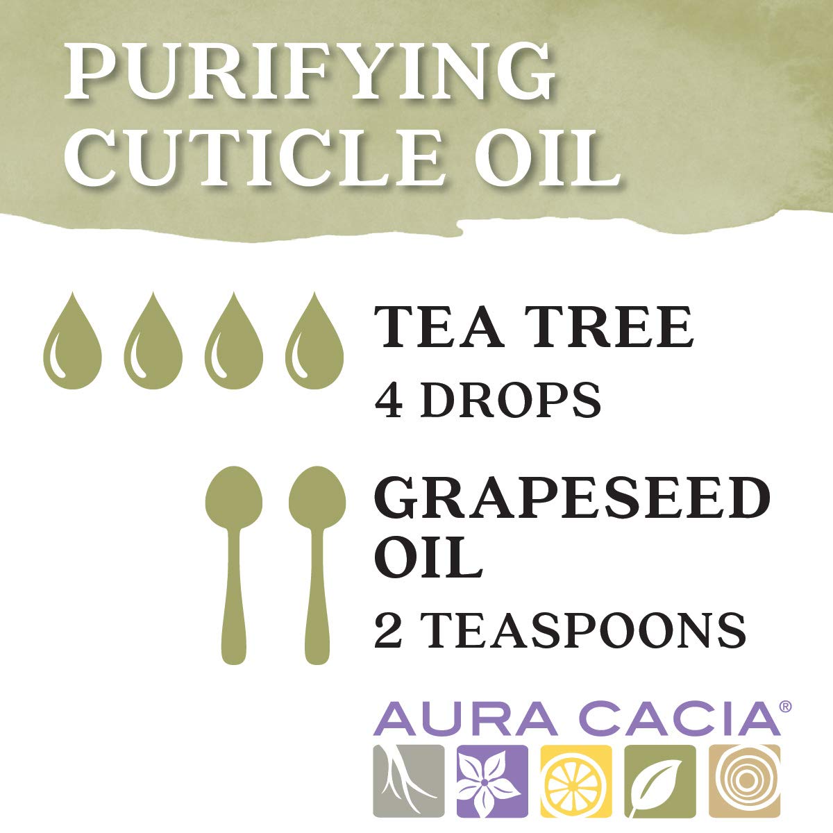 Aura Cacia 100% Pure Tea Tree Essential Oil | GC/MS Tested for Purity | 15 ml (0.5 fl. oz.) | Melaleuca alternifolia