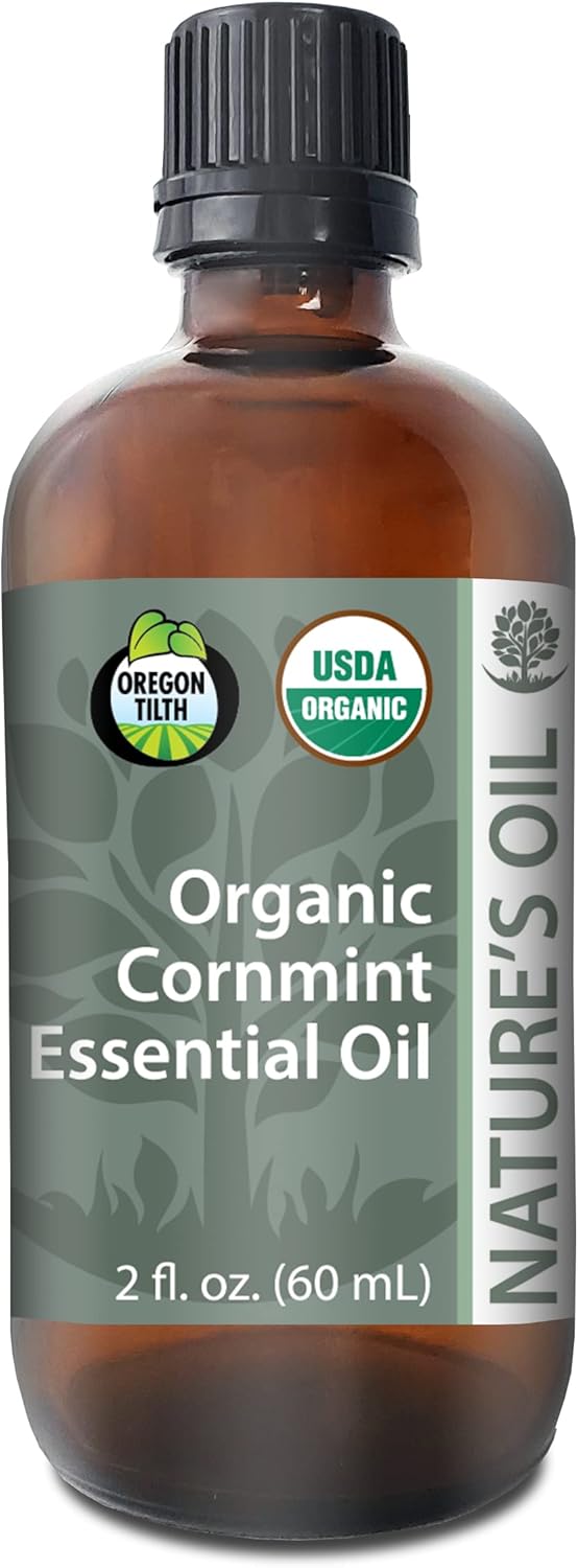 Best Cornmint (Peppermint Japan) Essential Oil Pure Certified Organic Therapeutic Grade 60ml