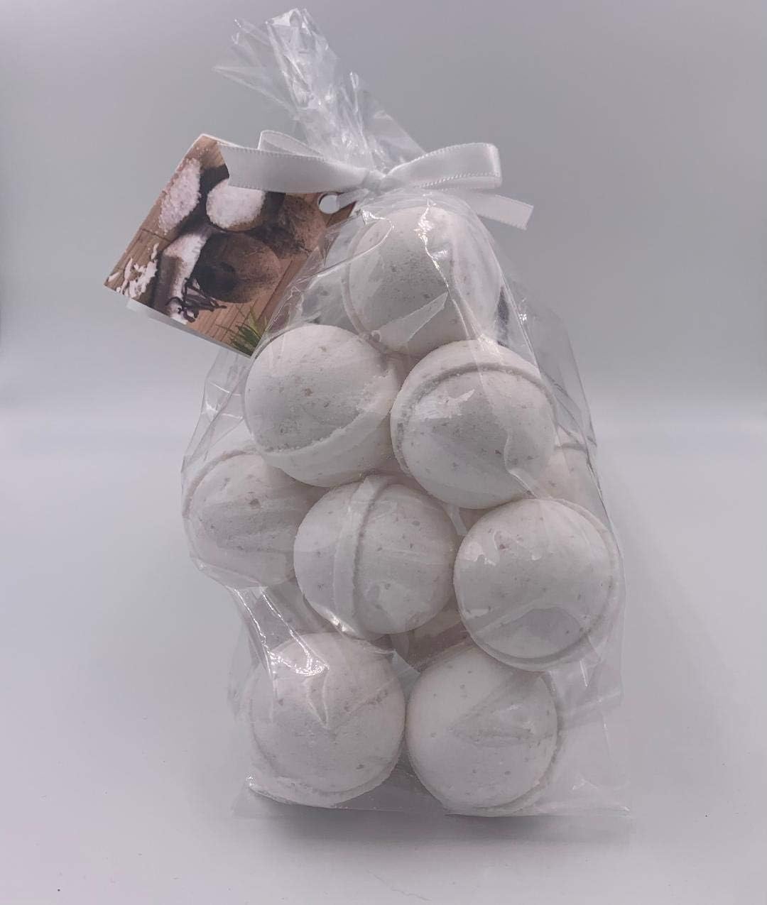 Spa Pure Vanilla Lace Bath Bombs: USA Made with Shea, Mango and Cocoa Butter, Ultra Moisturizing, Great for Dry Skin, All Skin Types (14 Count) Pack of 1