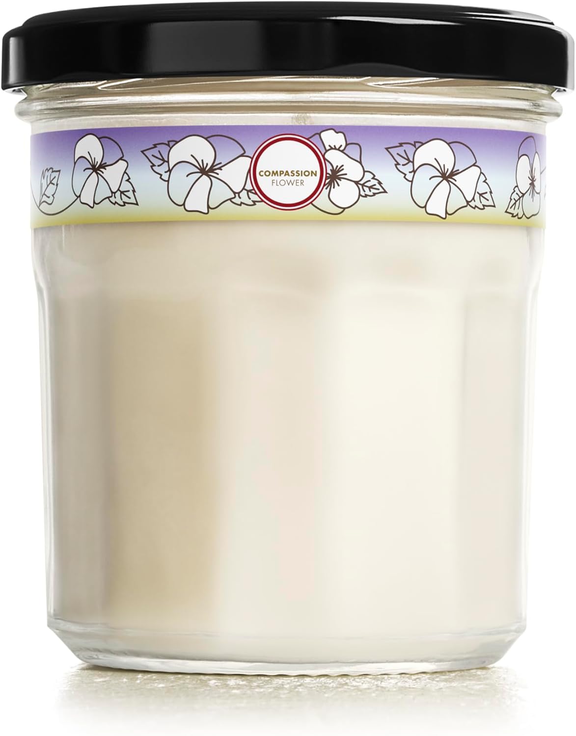 MRS. MEYER'S CLEAN DAY Scented Soy Candle, Large, Compassion Flower Scent, 7.2 Ounce Candle