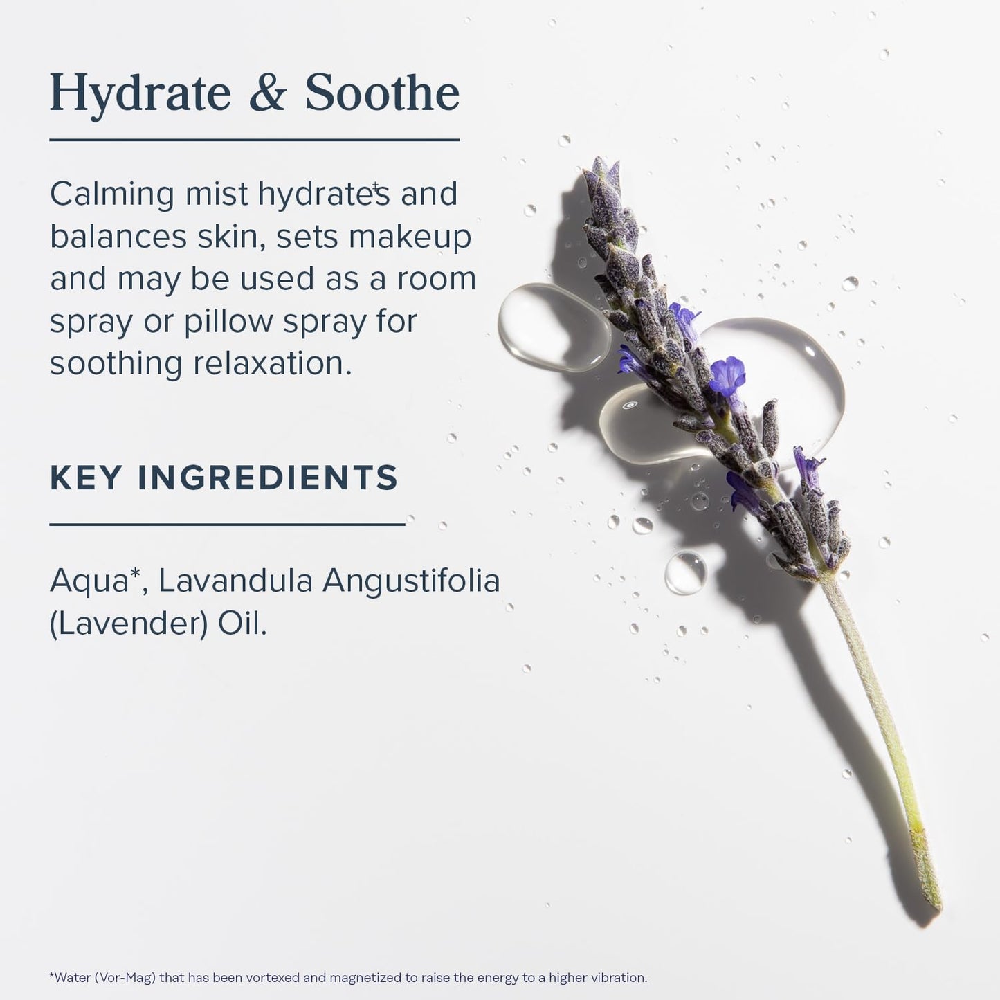 HERITAGE STORE Lavender Water Mist, Face and Body Spray, Pillow Spray, Room Spray, Calms and Balances Skin and Spaces, Soothing Lavender Scent, Made without Parabens, Vegan, Cruelty Free, 8oz