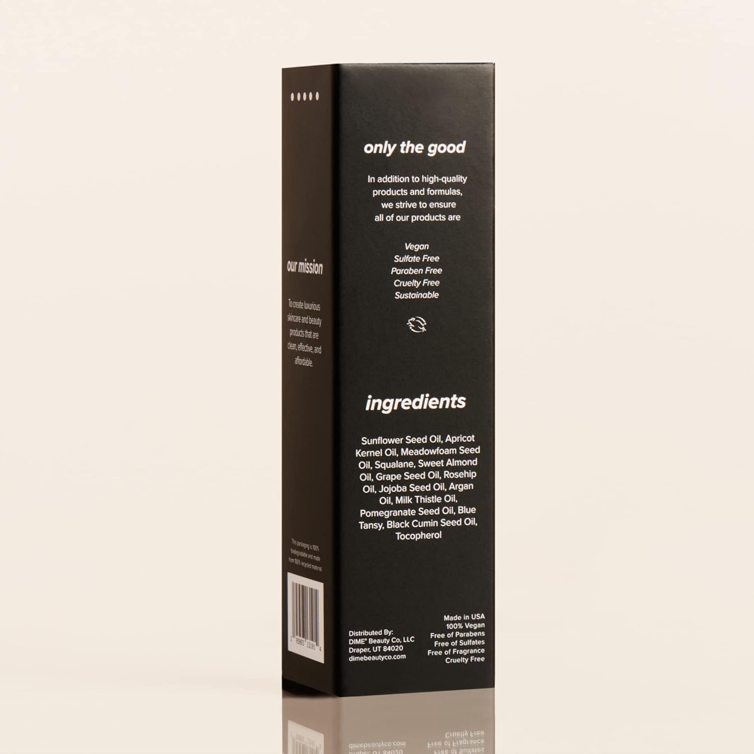 DIME Beauty Blue Facial Oil, 1 oz / 30 mL - Blemish Spot Treatment with Blue Tansy, Black Cumin Seed, Rosehip, and Grapeseed Oils