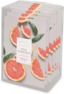 Brooklyn Fragrance Co. Fruits Sachet Bags – Pink Grapefruit Scented Pouches – Perfect Aroma for Drawers, Closets, Cars and Bathrooms – Long-Lasting Fresh Scent Sachets (6- Pack)