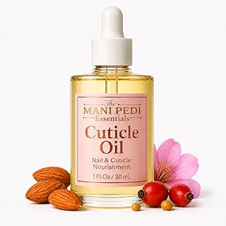 Nourishing Cuticle Oil enriched with Jojoba Oil, Vitamin E & Sweet Almond Oil. Manicurist's Choice for Healthy, Nourished Nails & Cuticles – 1 Fl Oz