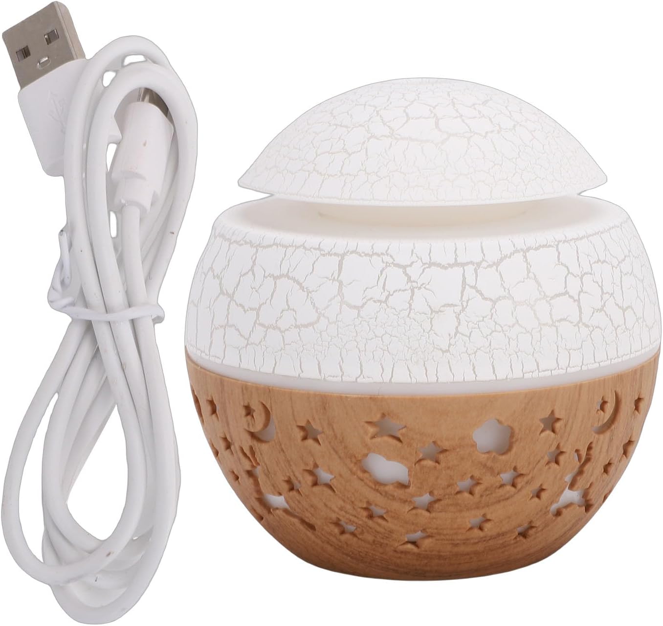 ZJchao Portable Essential Oil Diffuser Mini Humidifier Aromatherapy Diffuser with 7 Color LED Lights Auto Shut Off for Home Office Car Travel Bedroom