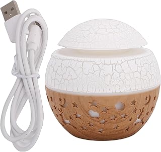 ZJchao Portable Essential Oil Diffuser Mini Humidifier Aromatherapy Diffuser with 7 Color LED Lights Auto Shut Off for Home Office Car Travel Bedroom