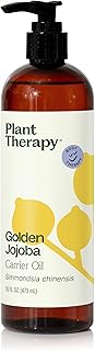 Plant Therapy Jojoba Golden Carrier Oil 16 oz 100% Pure, Cold-Pressed, Natural and GMO-Free Moisturizer and Carrier Oil for Essential Oils