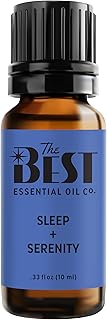 The Best Sleep + Serenity Essential Oil Blend- Premium Grade- 100% Pure & Natural for Aromatherapy, Diffuser, Spa, Massage, Air Freshener- 10 ml (.33 fl oz)
