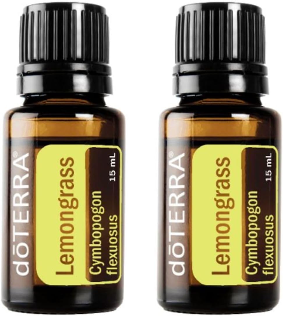 doTERRA Lemongrass Essential Oil 15 ml (2 Pack)