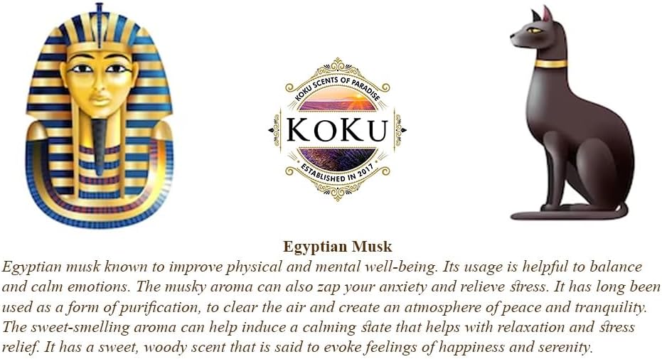 Egyptian Musk Air Freshener - Room Spray - Odor Eliminator - Deodorizer - Car Air Freshener - Home Spray - Linen Spray - Fabric Refresher - Non-Toxic - Alcohol Free - Made in USA (8 Oz)